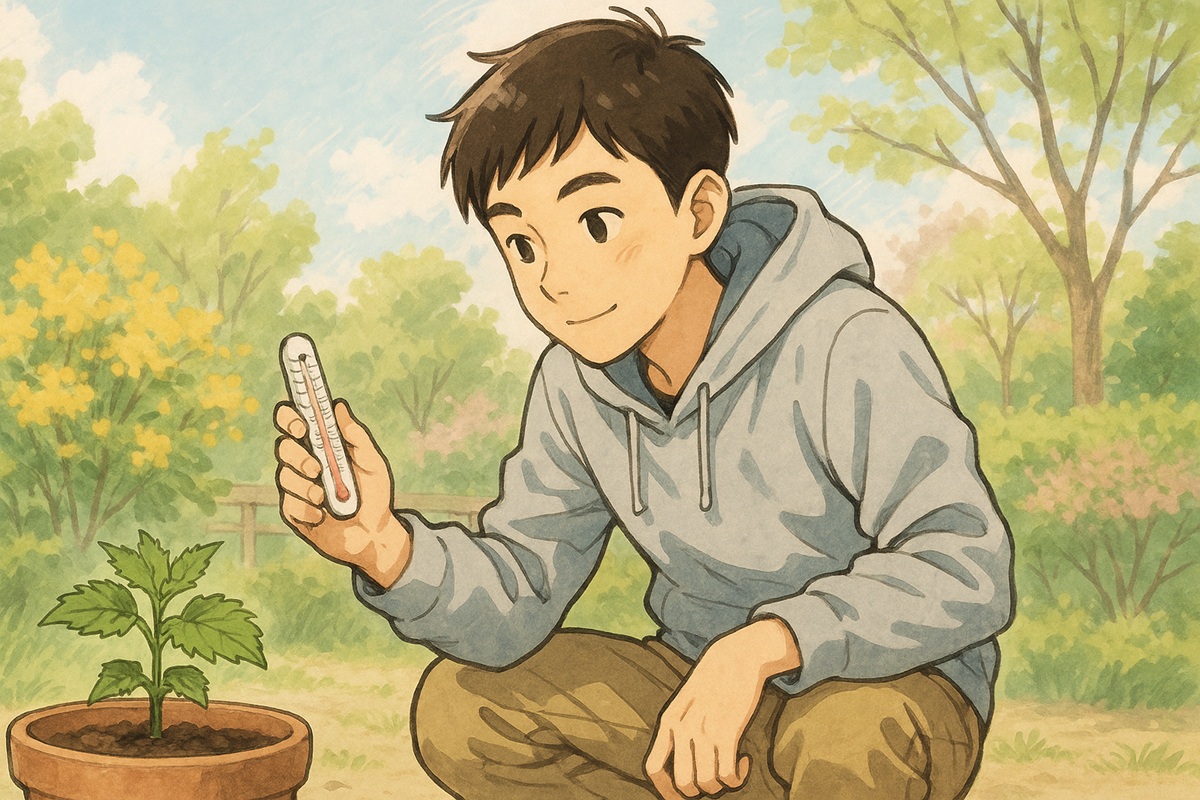 大葉を植える時期と気温の目安