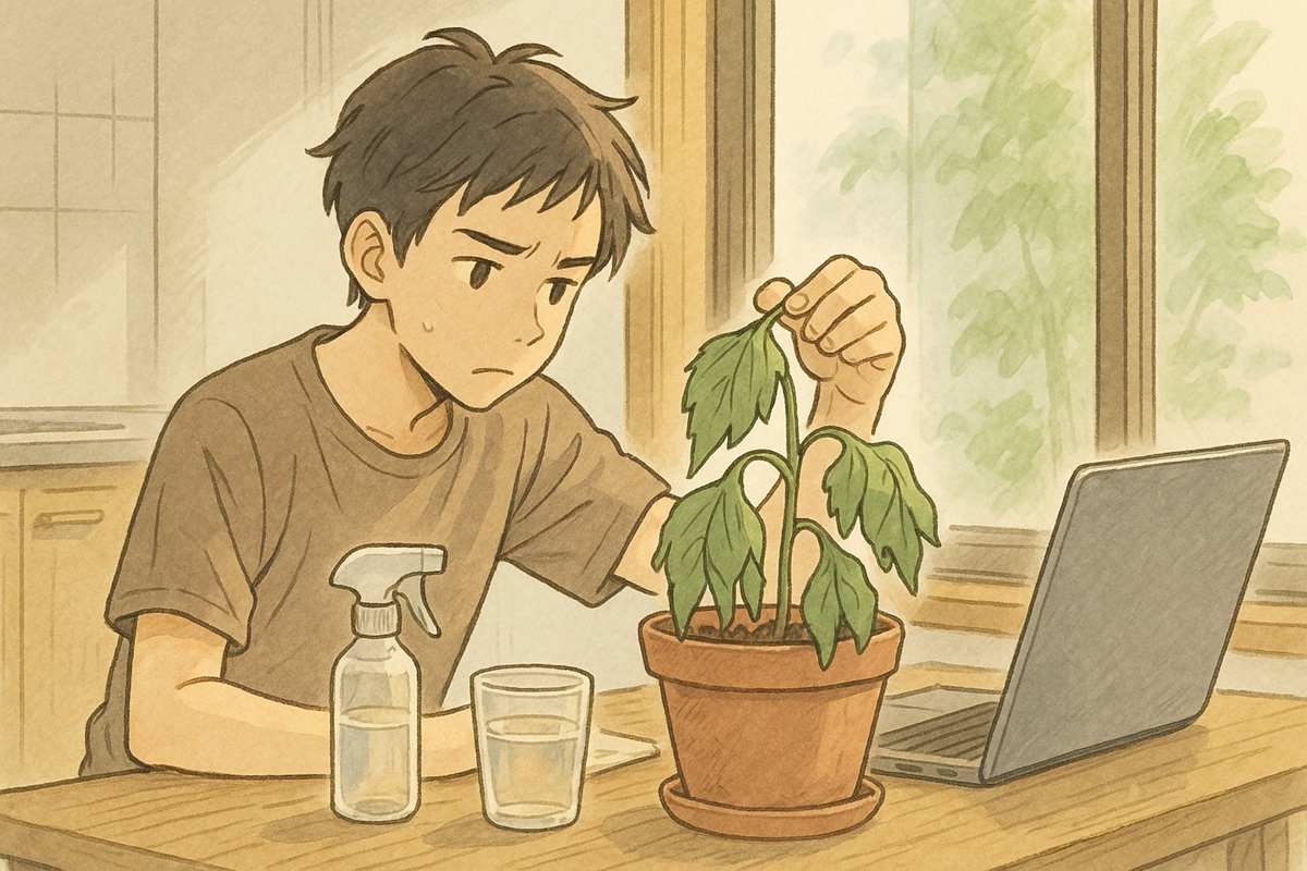 大葉の葉がしおれる原因とその対処法