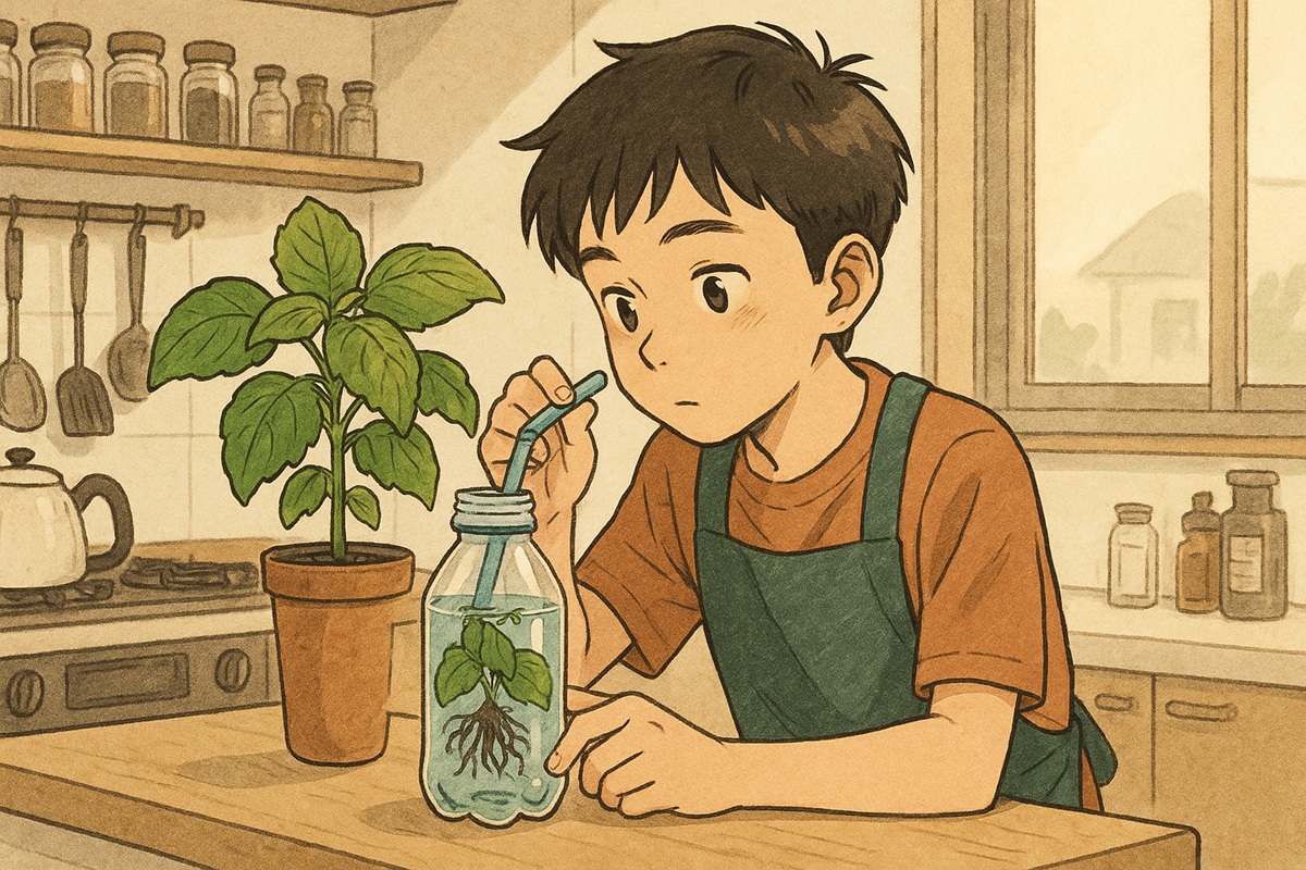 大葉は水だけで育てられるのか