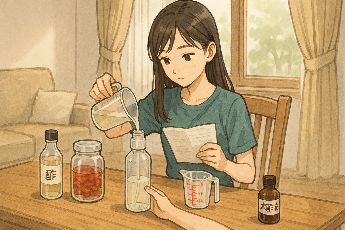 大葉の虫除けスプレーの正しい作り方と使い方