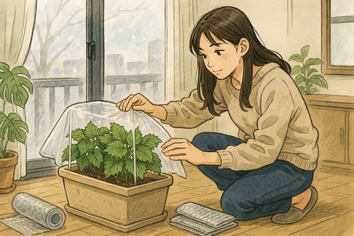 プランターでの大葉の育て方と冬管理法