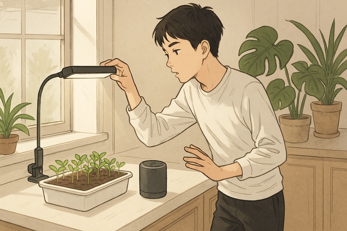 大葉の発芽に必要な光とその管理方法