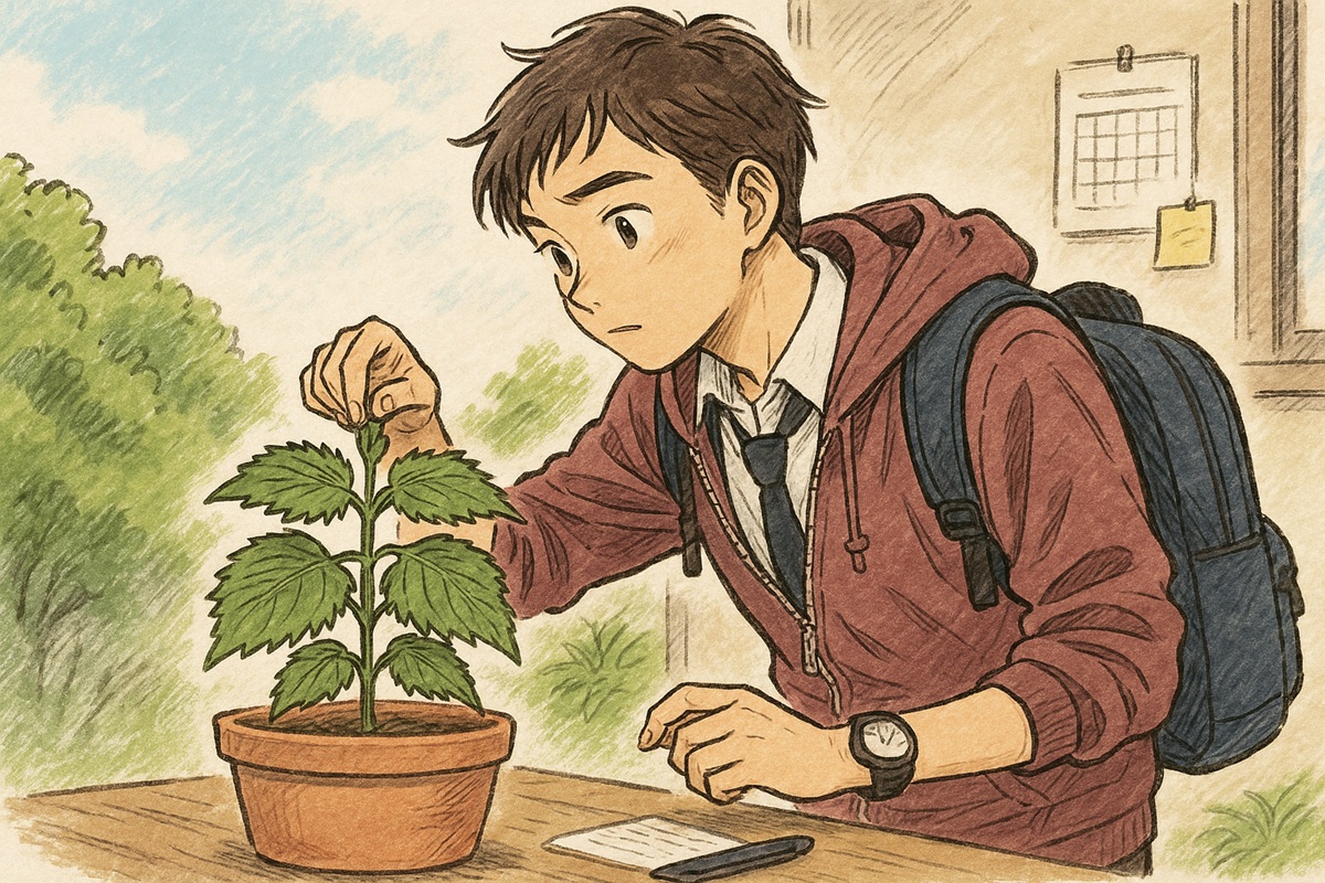 大葉の摘心はいつ?最適な時期とタイミング