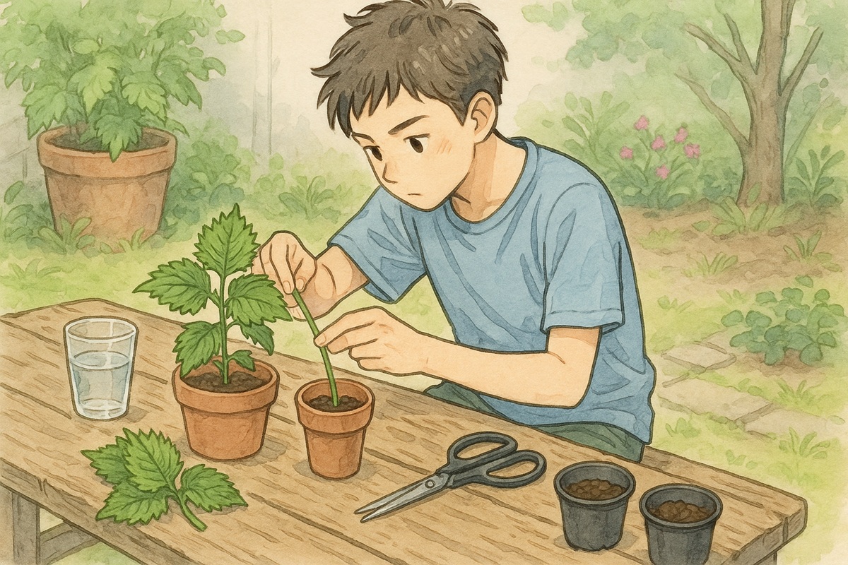 大葉を挿し木で増やす方法とは