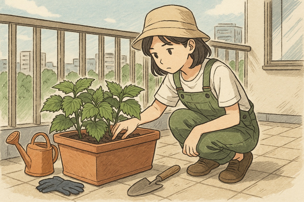大葉のプランター栽培での注意点