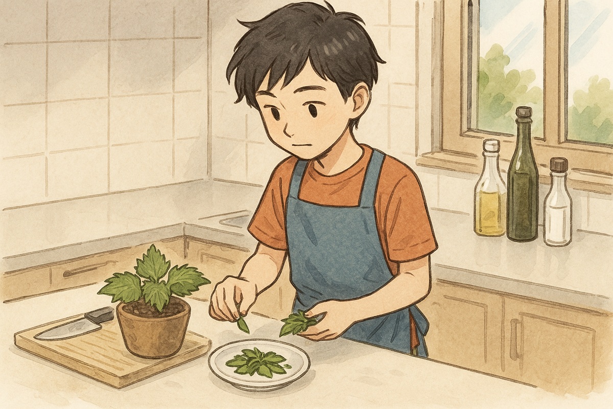 大葉の間引き菜は食べることができる？