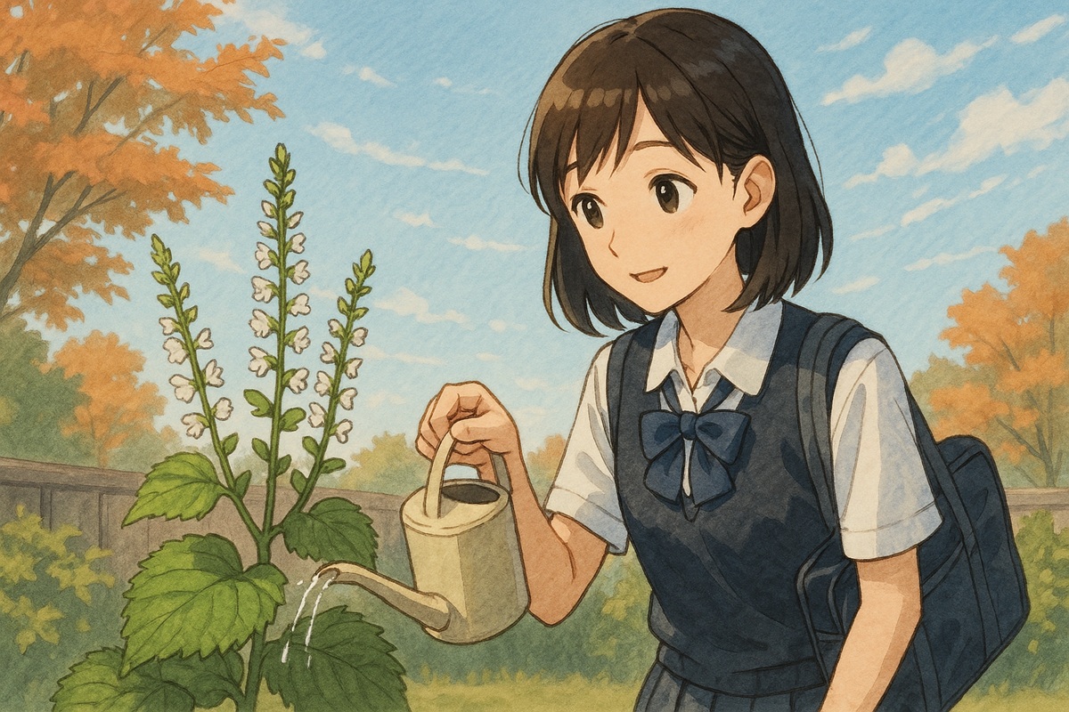 大葉の花が咲く時期はいつ頃か