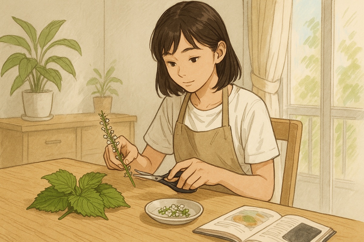 大葉の花が咲いたらどうする？