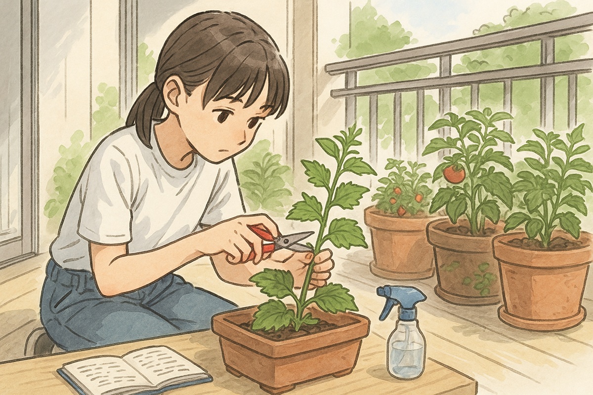 大葉の花を咲かせない育て方