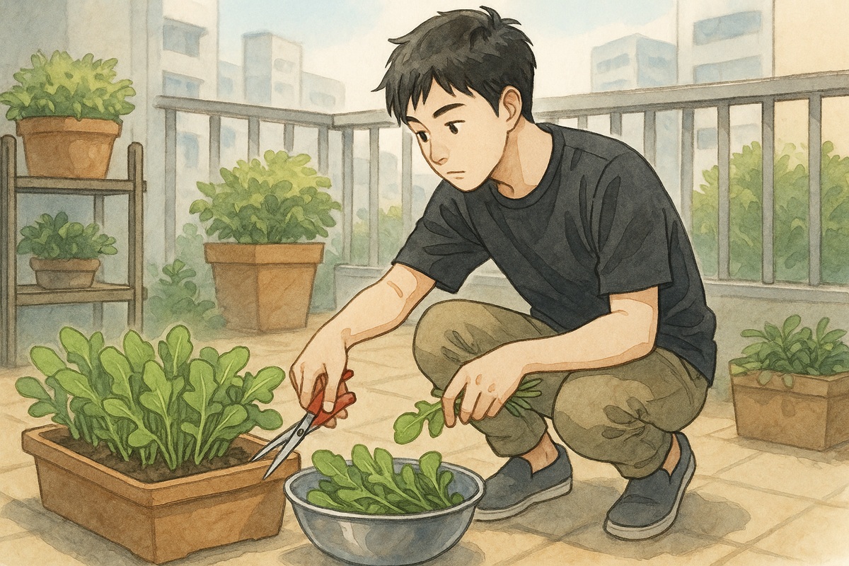 ルッコラは何回収穫できるのか