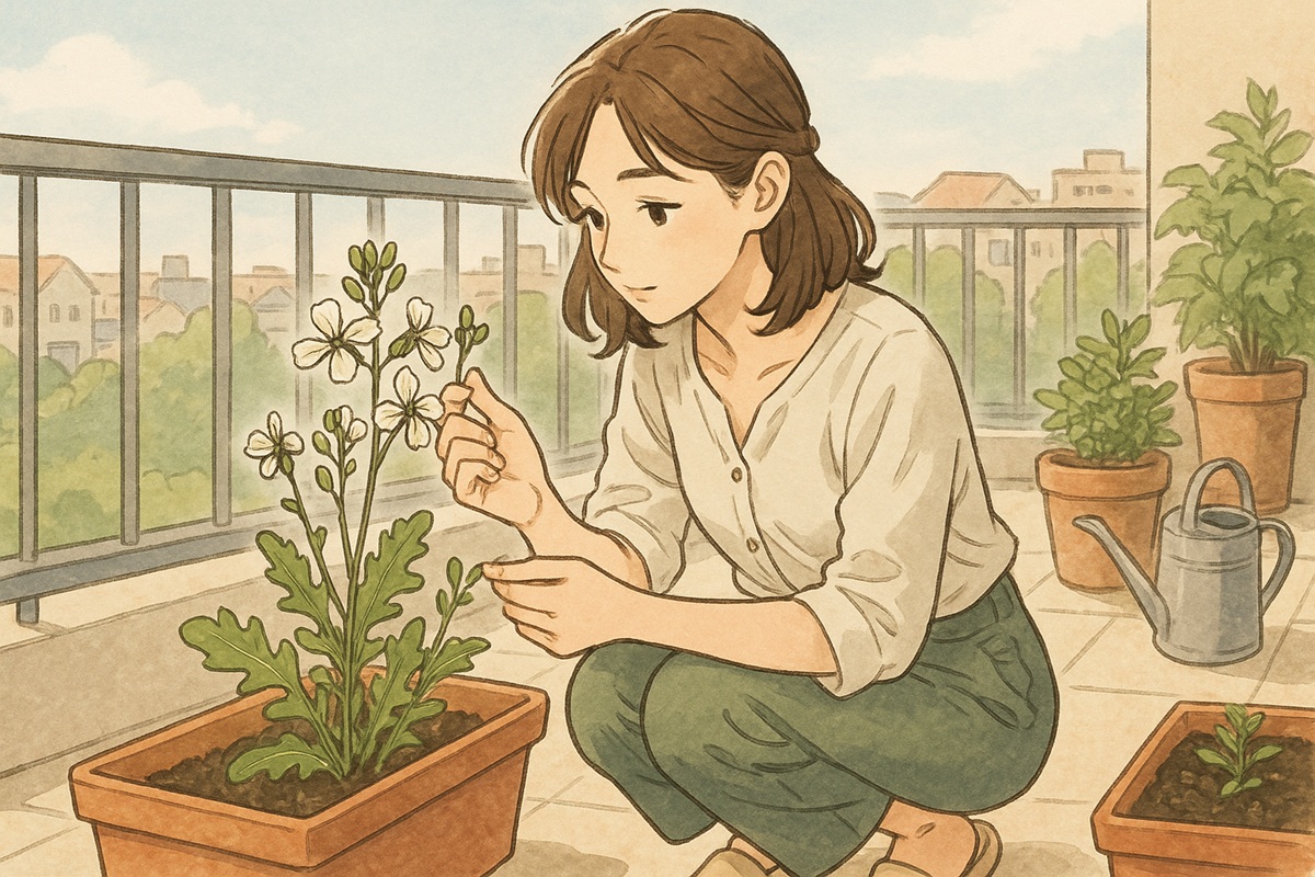 ルッコラ花やつぼみも食べられる？