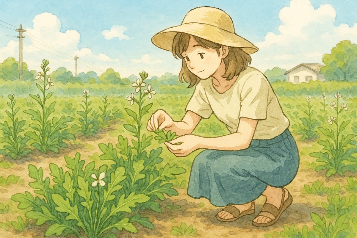 ルッコラ収穫をいつまで楽しめるか