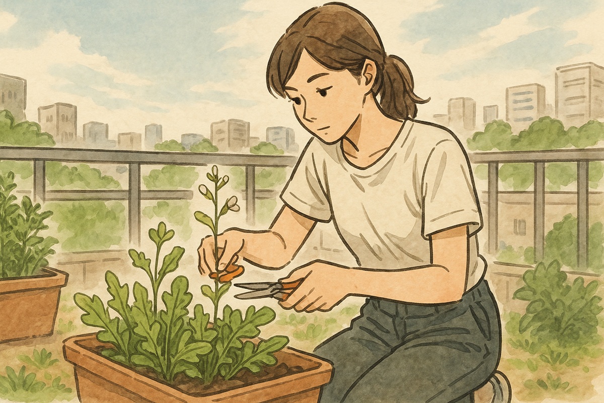 ルッコラの花を咲かせないためのコツ