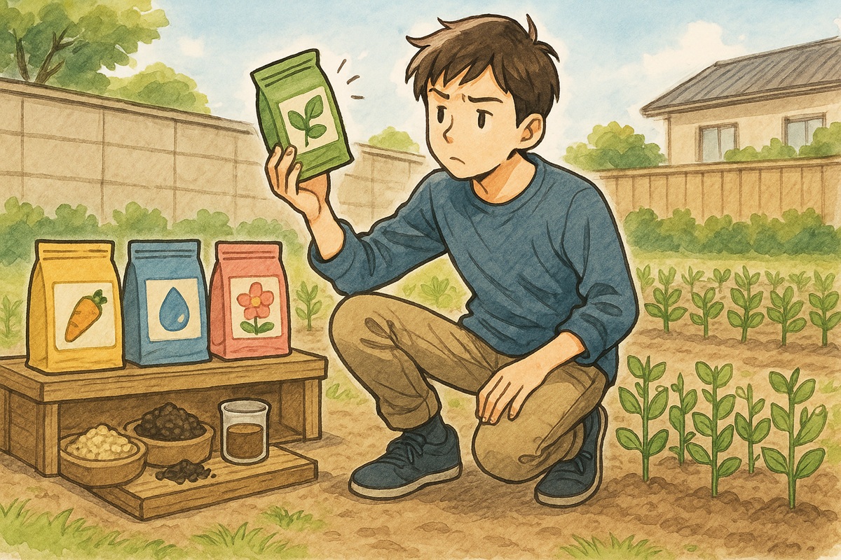 スナップエンドウの肥料の種類と特徴