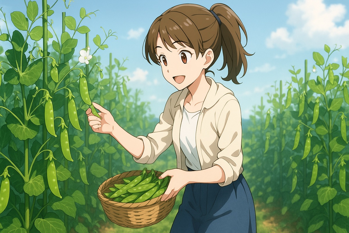 スナップエンドウの収穫は何回できるのか