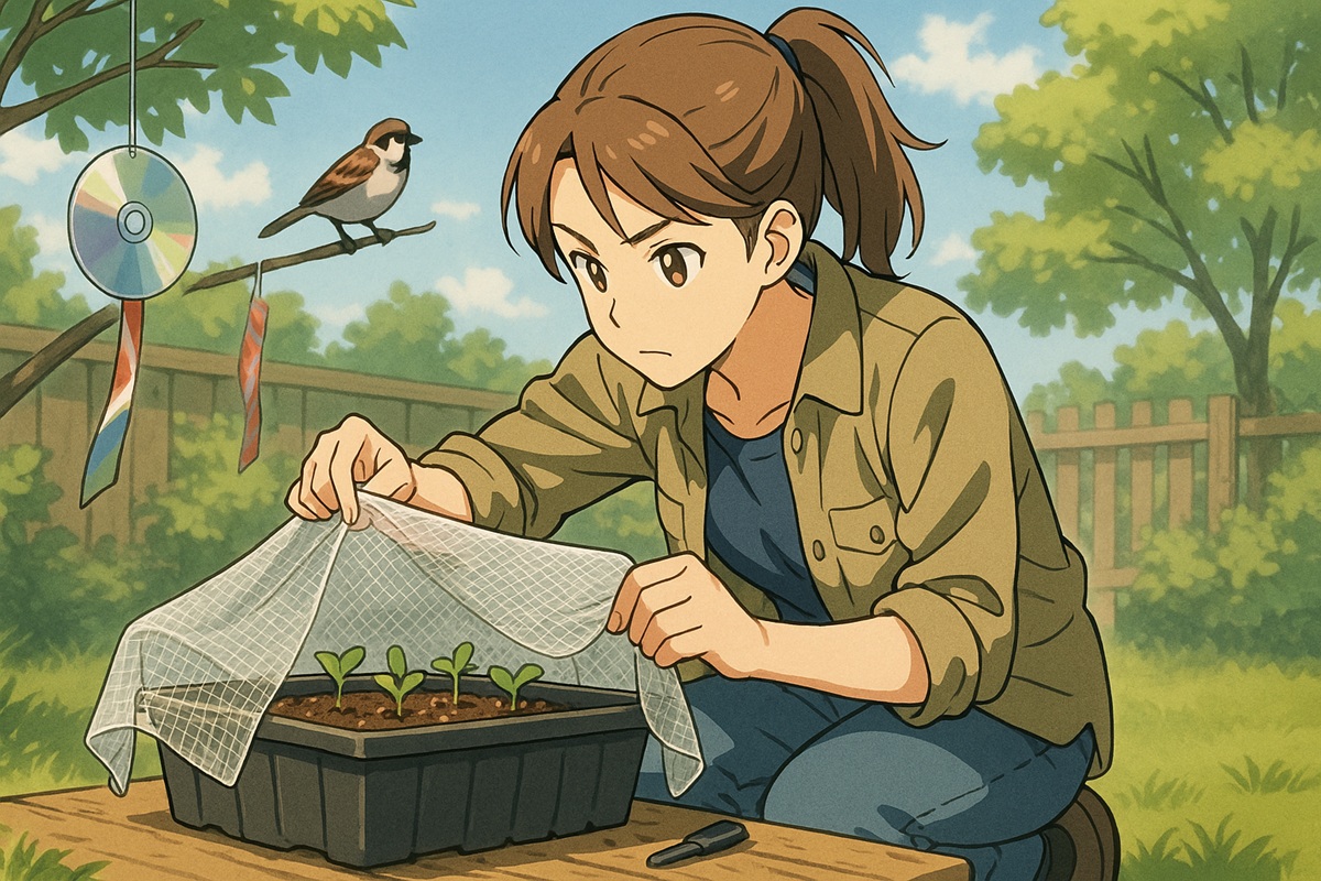 鳥害や害虫被害からスナップエンドウの種を守る方法