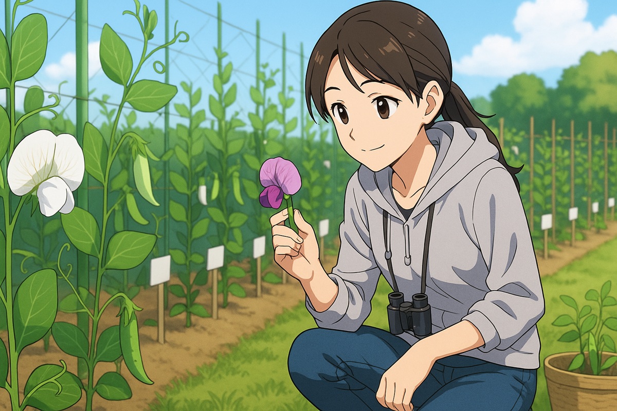 スナップエンドウの花の色と品種による違い