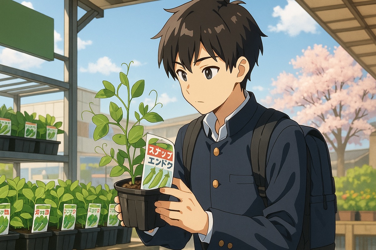 スナップエンドウの苗の販売時期はいつ？