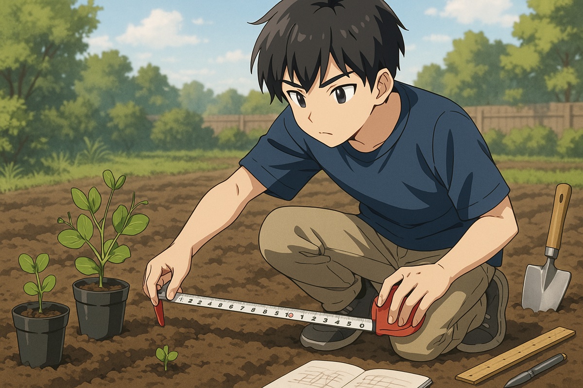 スナップエンドウの苗の植え付けの間隔はどれくらい？