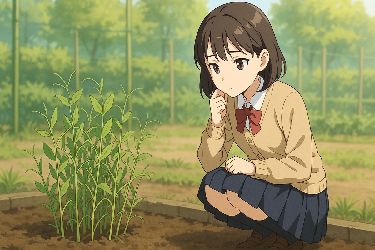 栄養が分散？スナップエンドウを間引きしないことで株が弱ってしまう原因