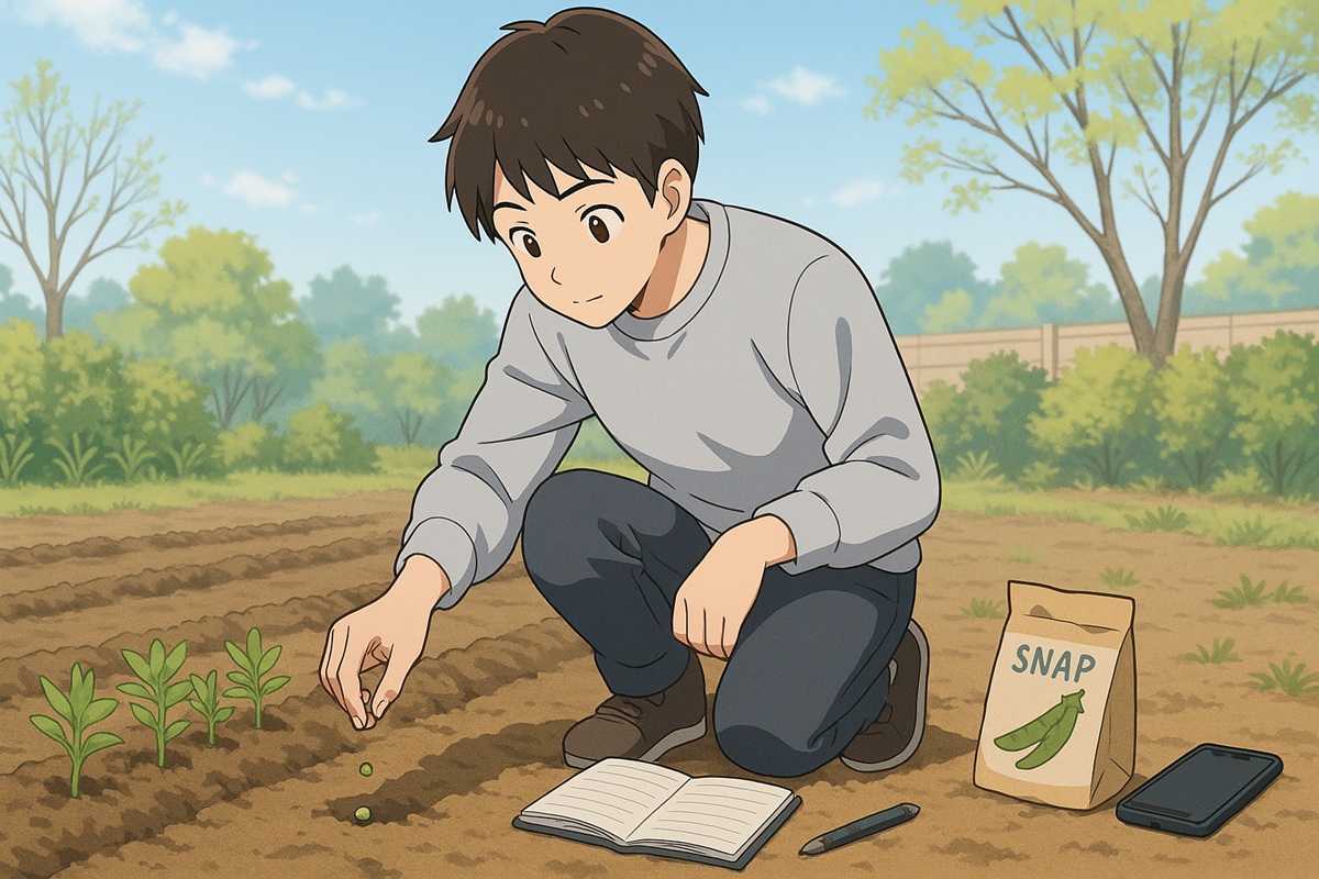 スナップエンドウ栽培計画の基本となる種まき時期