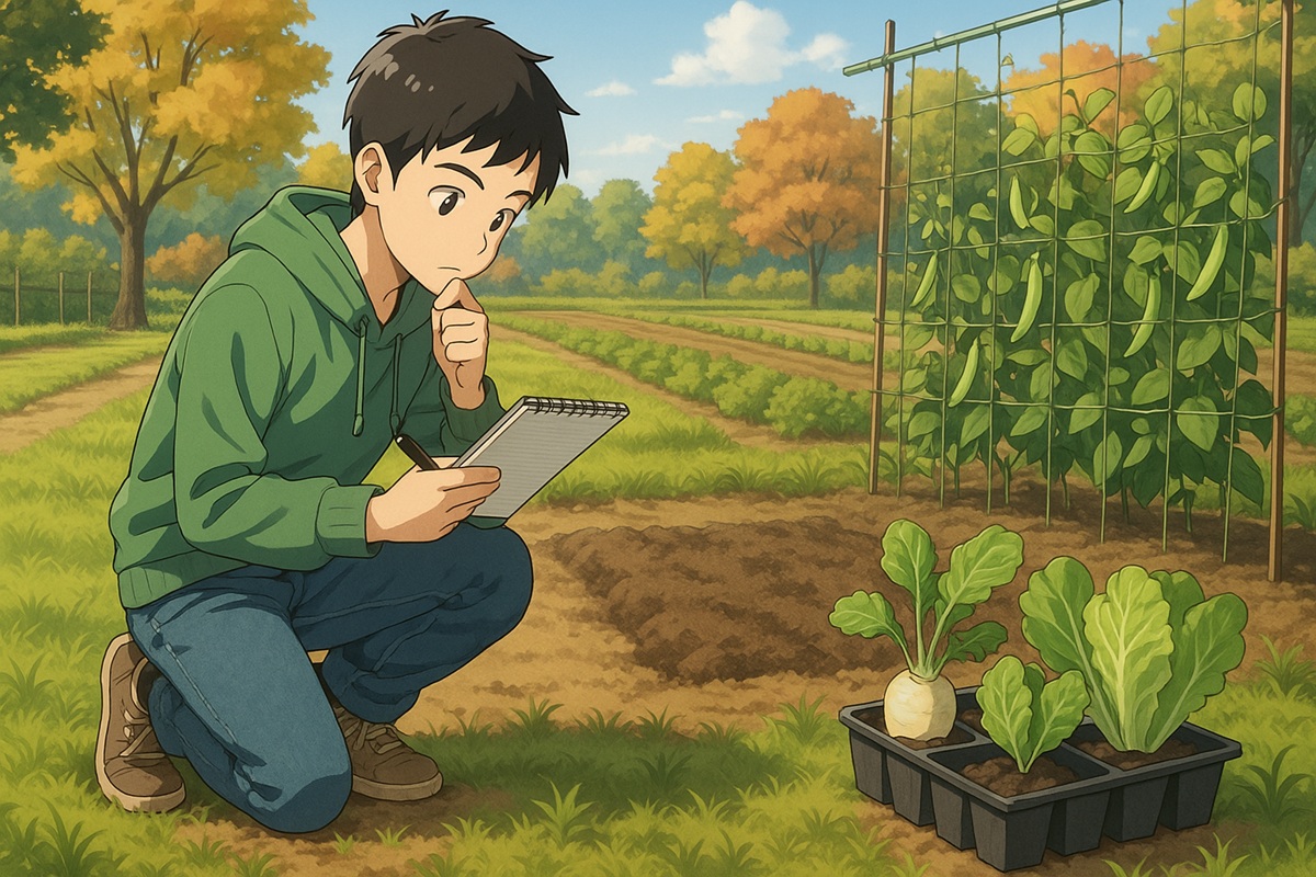 失敗しない、スナップエンドウの後作に良い野菜の選び方