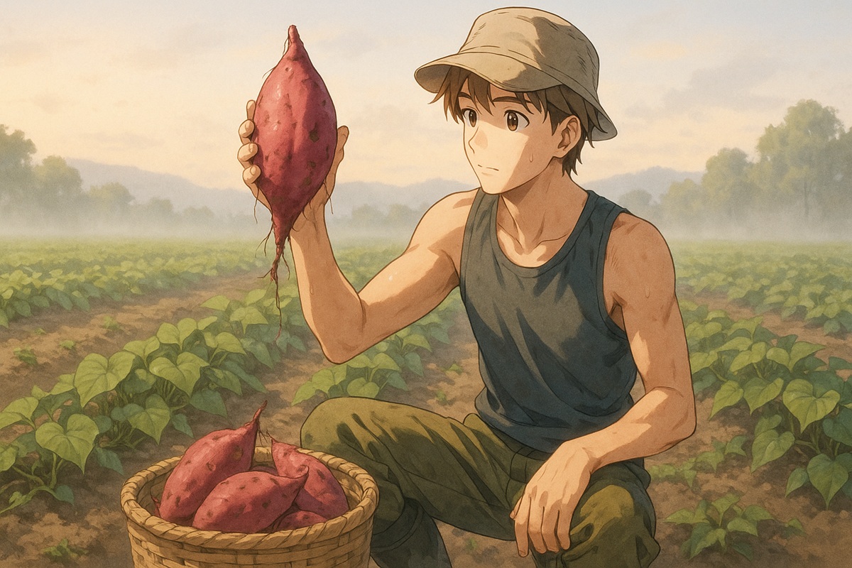 「あまはづき」は8月収穫のさつまいもの品種
