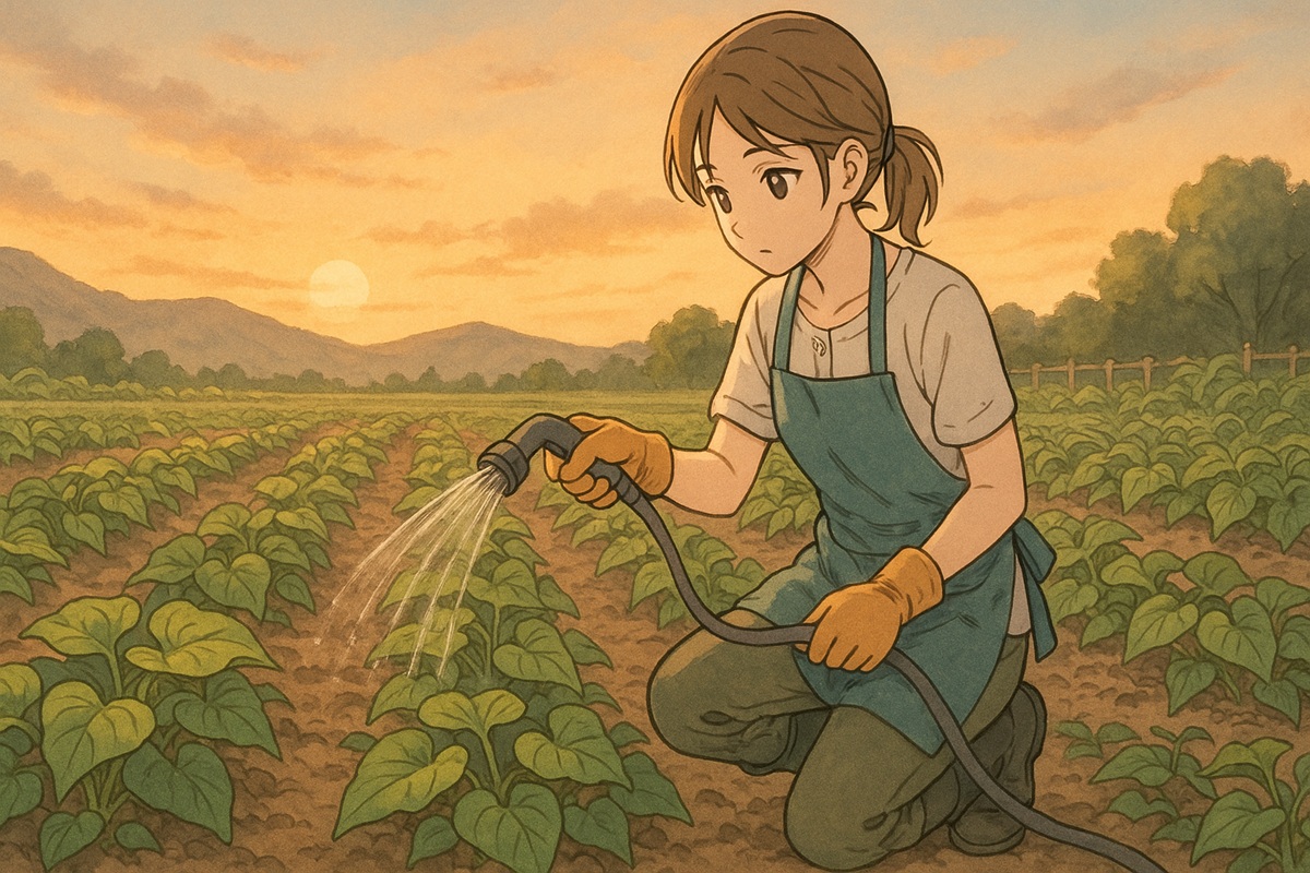 さつまいもをつるボケさせない栽培管理のコツ