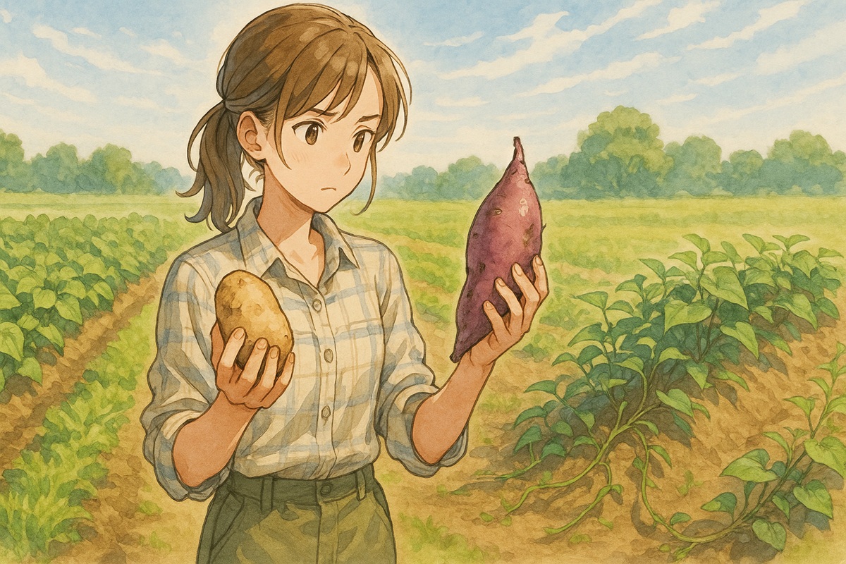 さつまいもとじゃがいも栽培との決定的な違い