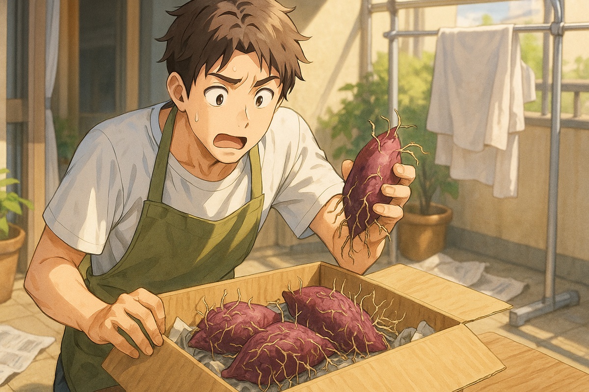 なぜ生える?さつまいもののひげ根が多くなる原因とは