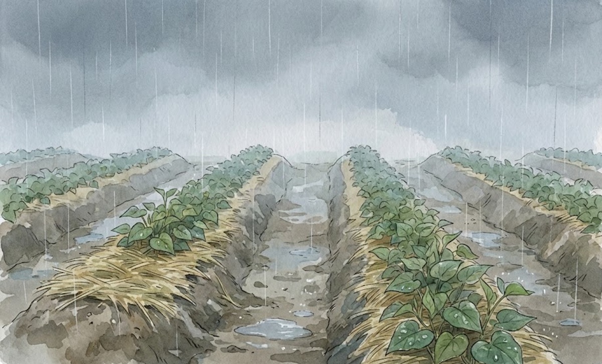 梅雨や長雨の時のさつまいもの管理ポイント