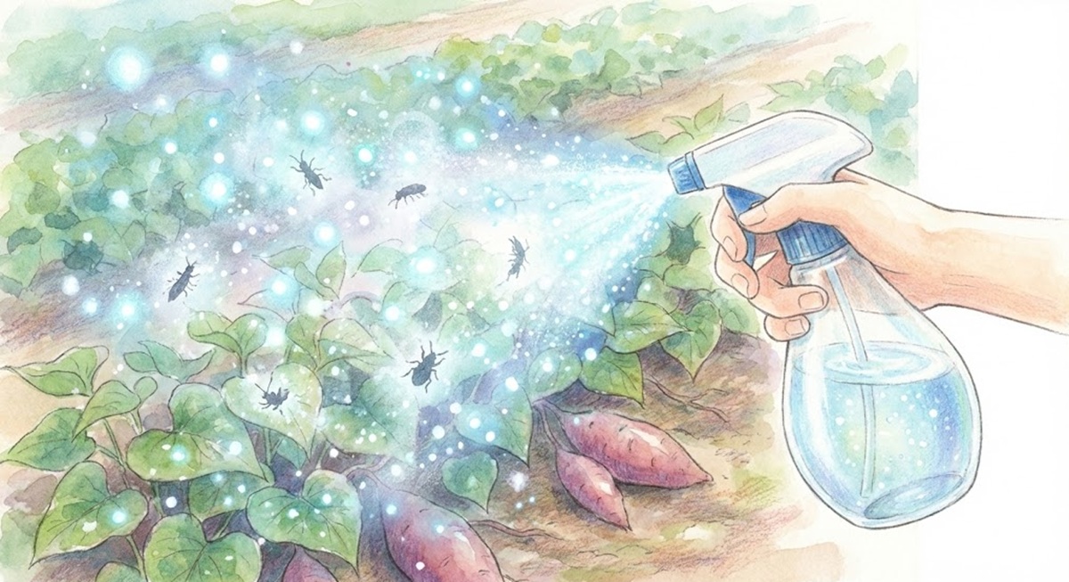 さつまいもの害虫に効果的な駆除と農薬の使い方