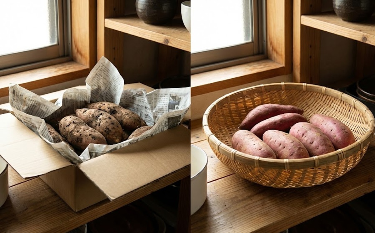 土付きと洗浄済みで違うサツマイモ保存のコツ