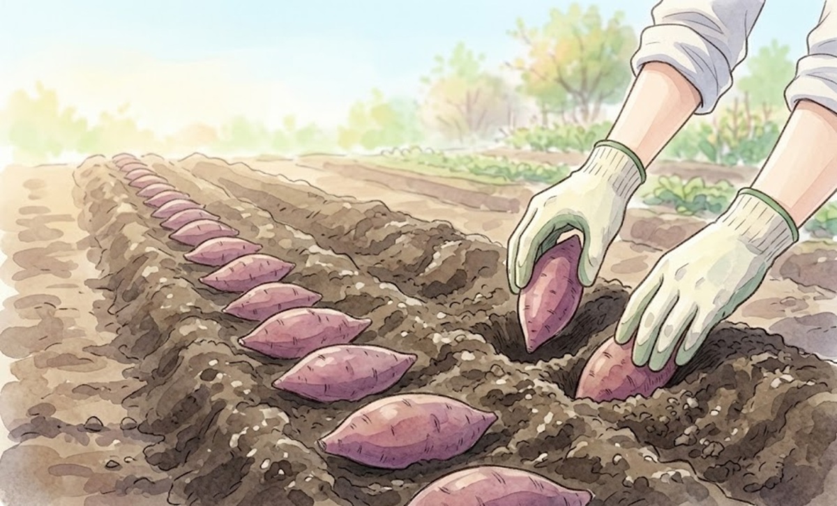 種芋の病気を防ぐための適切な配置と植え方
