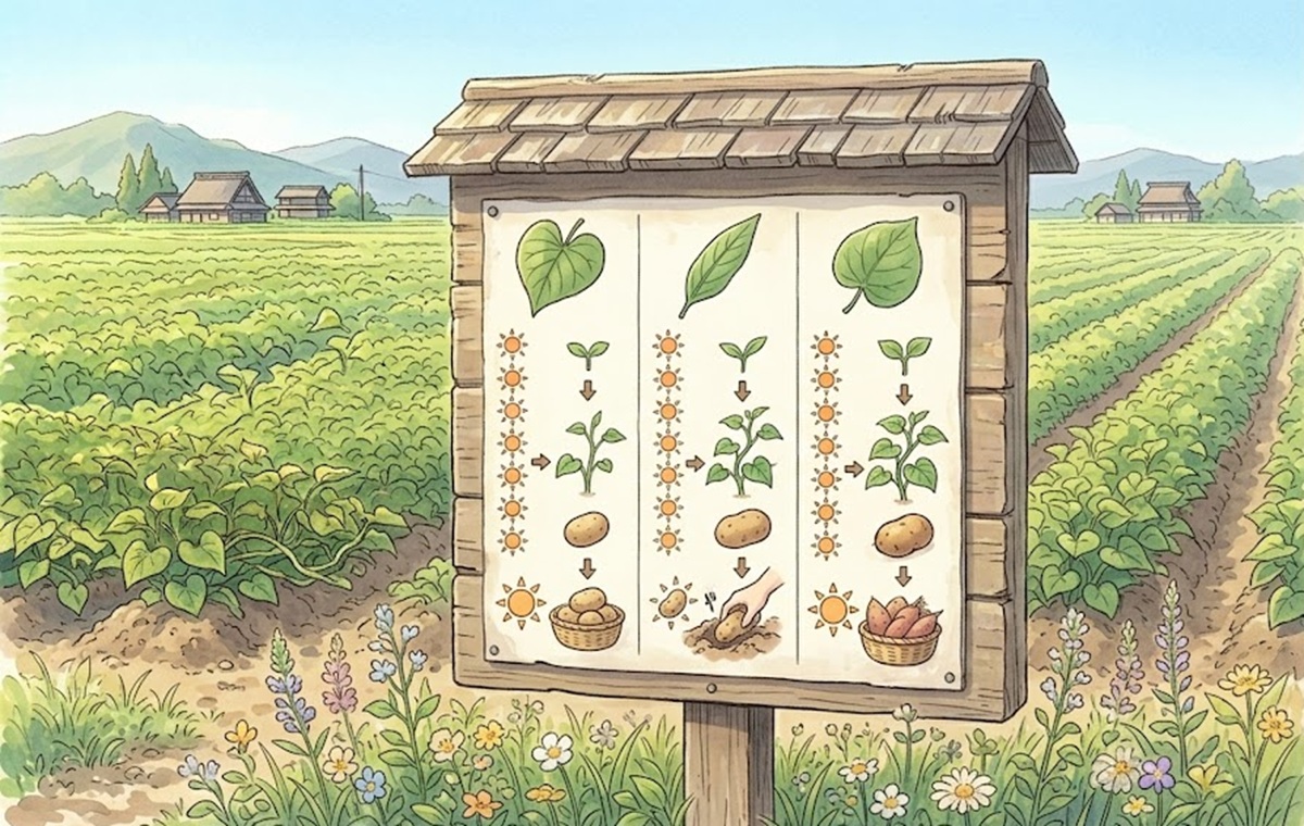 栽培している品種ごとの生育日数と収穫時期の目安を知る