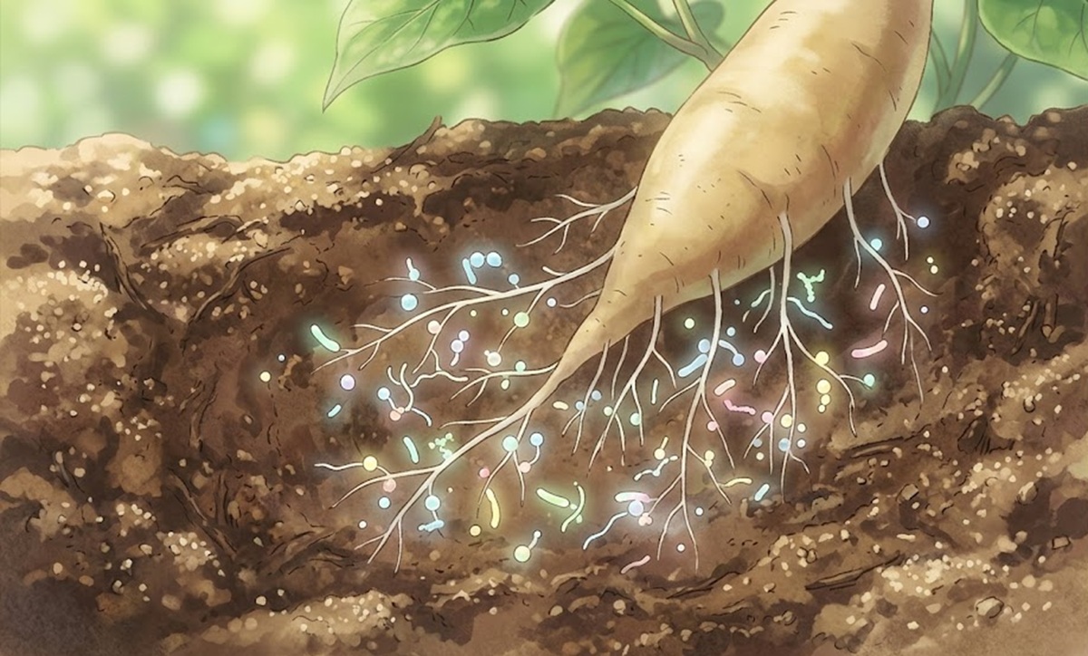 サツマイモに肥料がいらない理由は内生微生物の働きにある