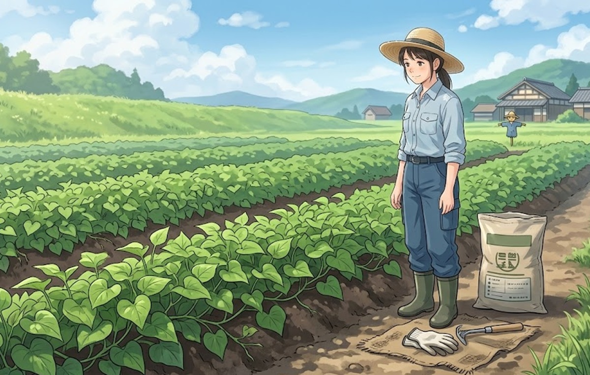 生育中のサツマイモに追肥はいらないのが基本ルール