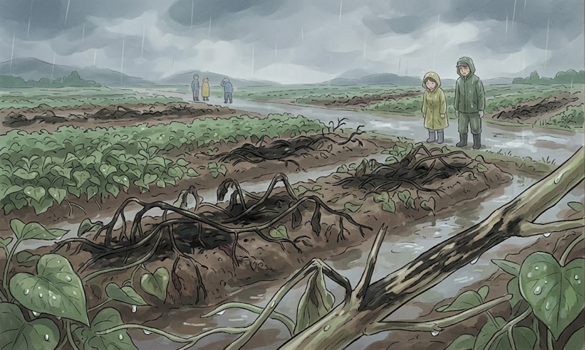 全国で猛威を振るうさつまいも基腐病の拡大要因