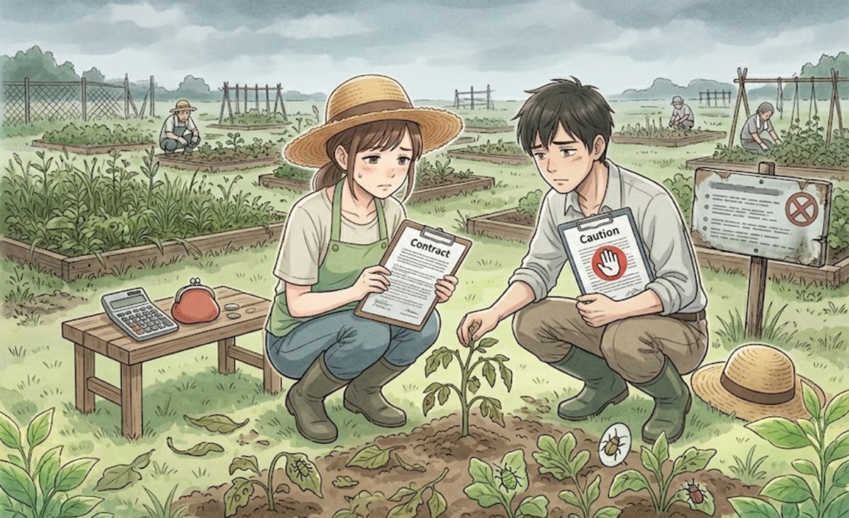 契約前に知っておきたい！シェア畑のデメリットと注意点